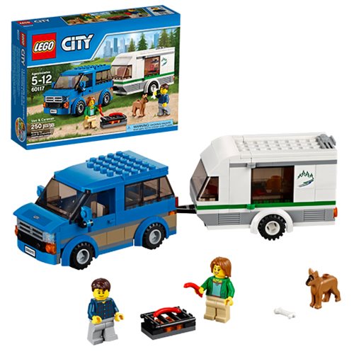 LEGO City Great Vehicles 60117 Van and Caravan